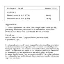 Load image into Gallery viewer, Omega 3 1000mg 60 Capsules